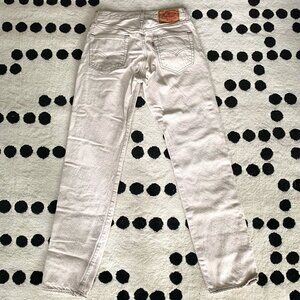 Levi’s X Snoop Dogg Lot 420 Unreleased Purple Haze White Denim Jeans